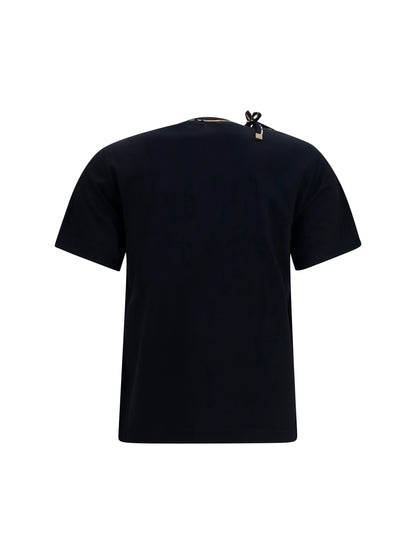 Burberry T-shirt with cut-out detail - Black