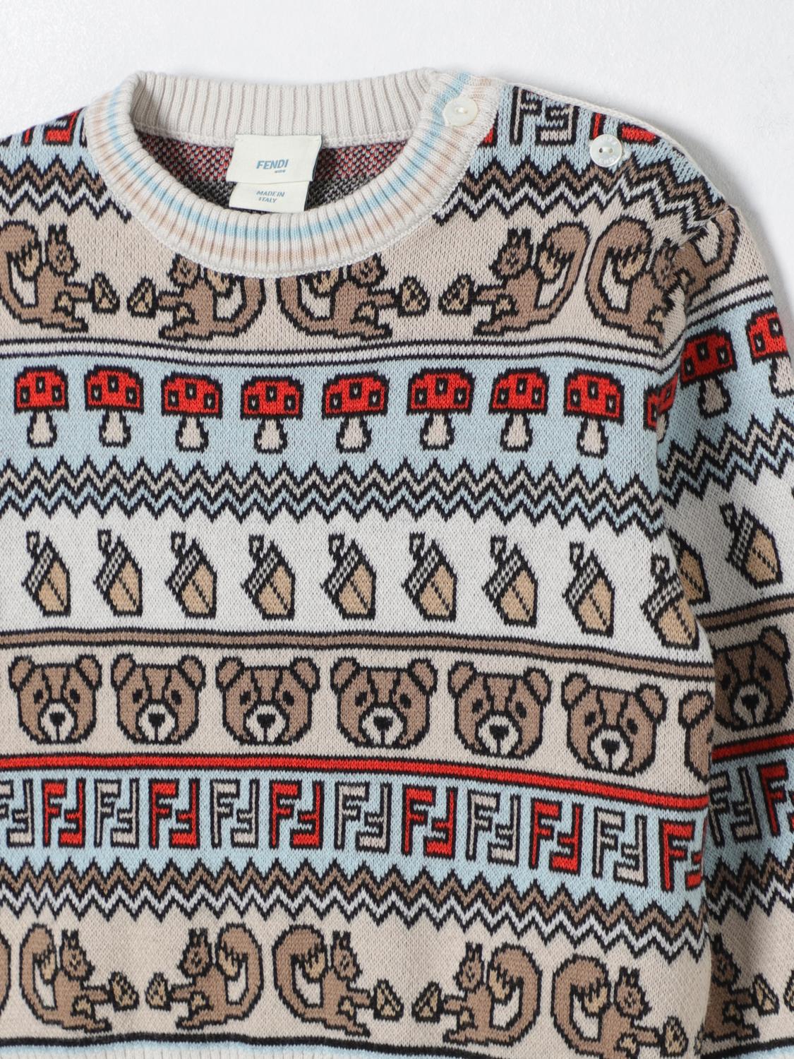 Fendi Sweater Kids Red