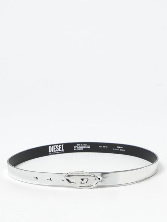 Diesel Belt Woman Silver