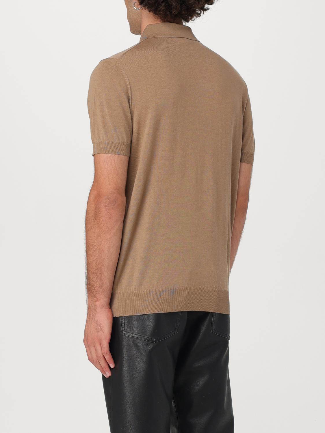 Fendi Polo Shirt Men Beige
