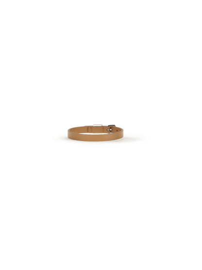 VALENTINO GARAVANI Leather Bracelet with a single Rockstud