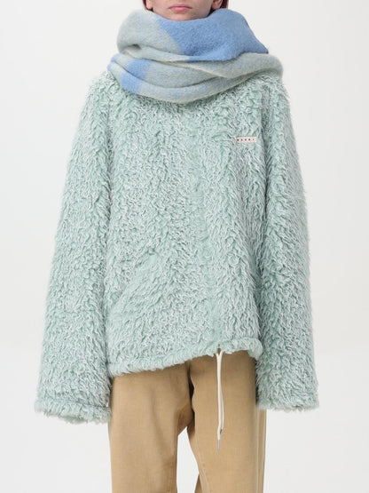 Marni Scarf Woman Gnawed Blue