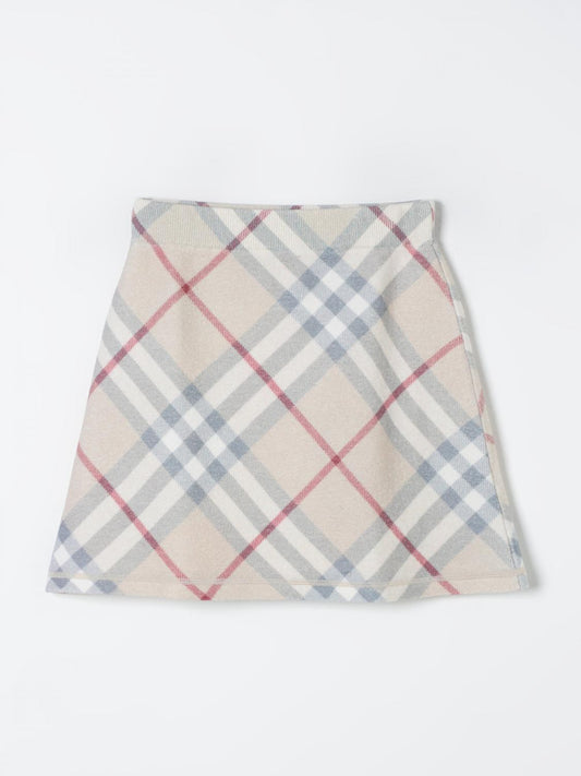 Burberry Skirt Kids Dove Grey