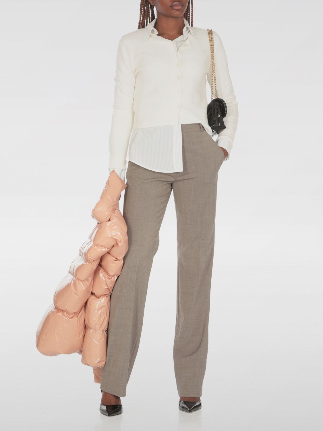 Pinko Jacket Woman Peach