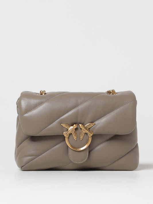 Pinko Shoulder Bag Woman Beige