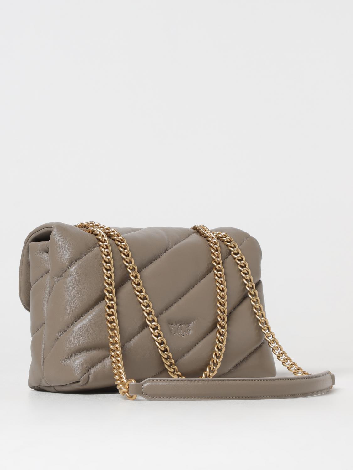 Pinko Shoulder Bag Woman Beige