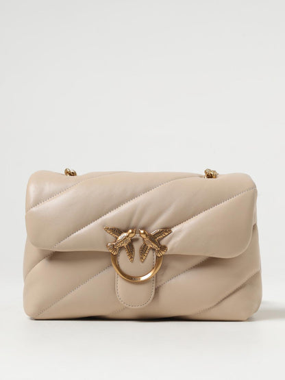 Pinko Shoulder Bag Woman Beige