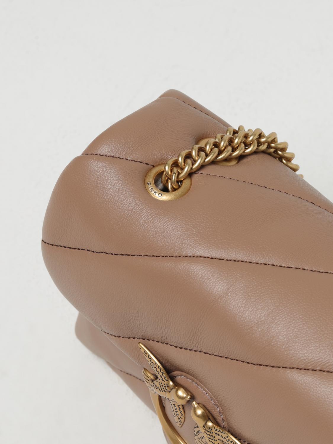 Pinko Mini Bag Woman Beige