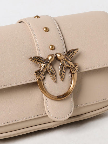 Pinko Mini Bag Woman Beige