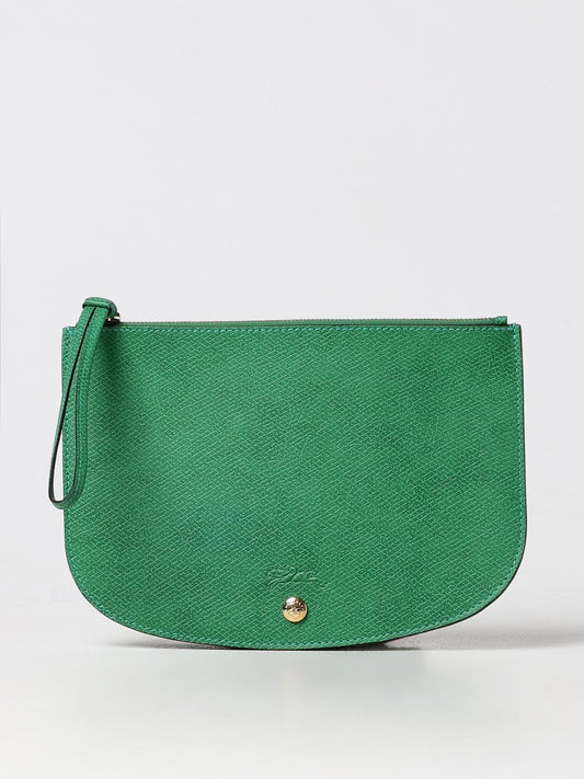 Longchamp Clutch Woman Green