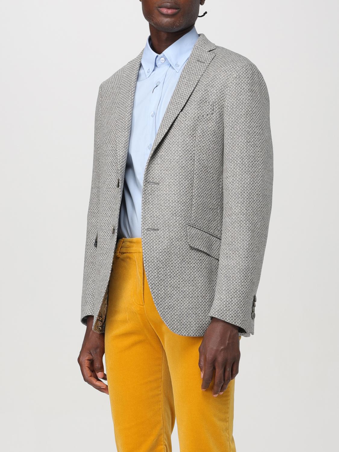 Etro Blazer Men Grey