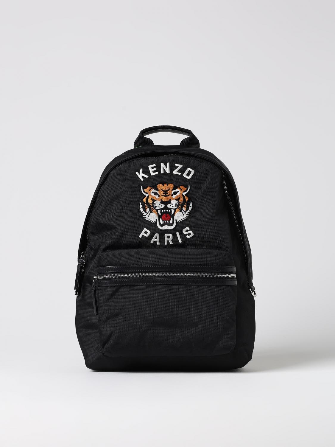 Kenzo Backpack Men Black