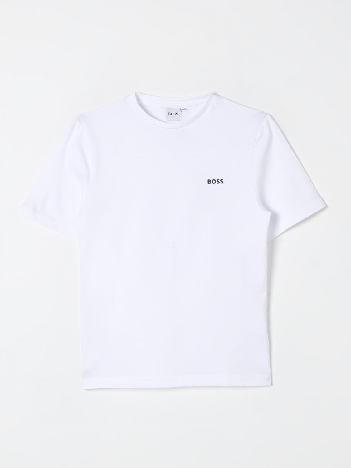 Boss T Shirt Kids White