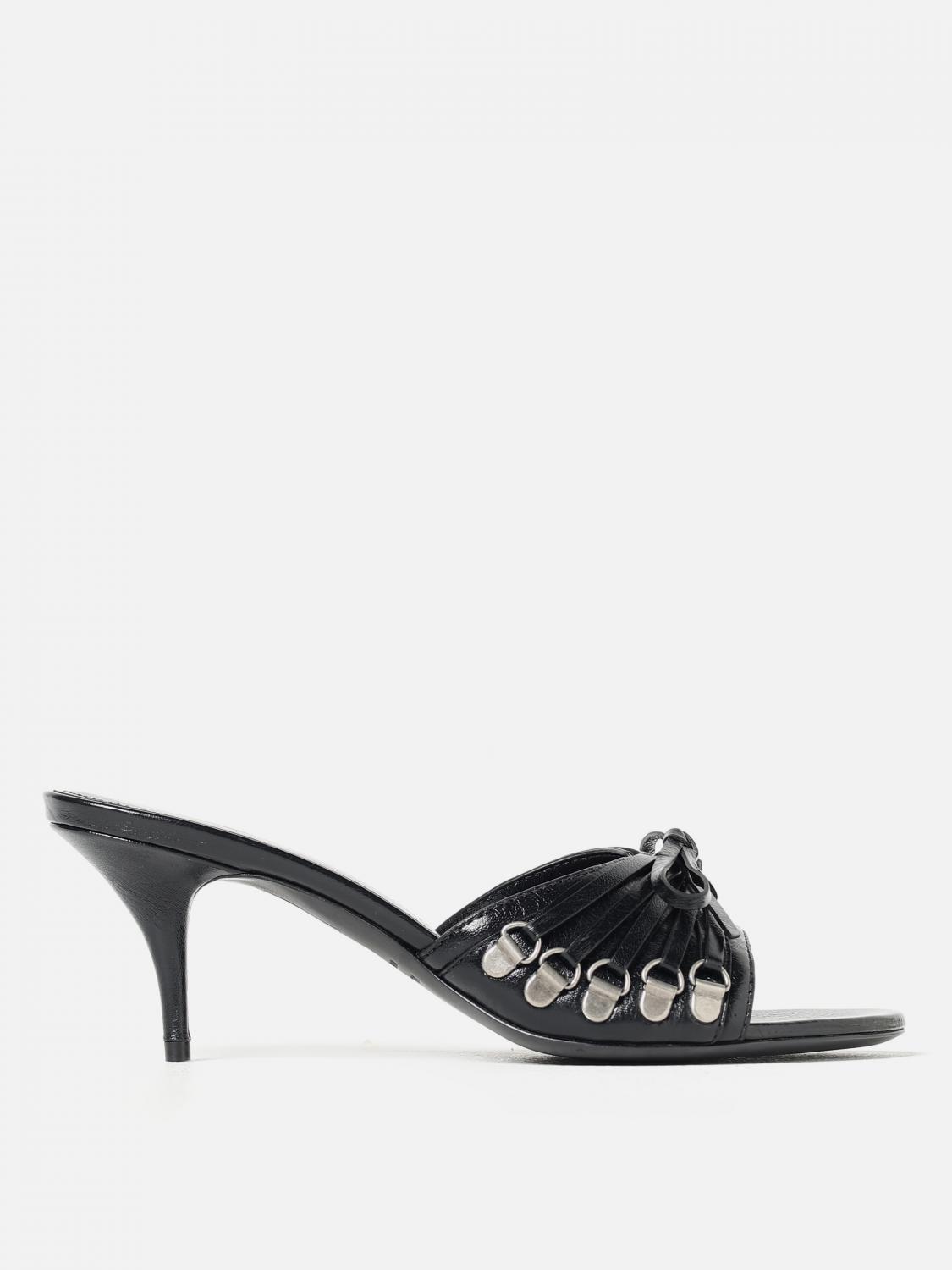 Balenciaga Heeled Sandals Woman Black