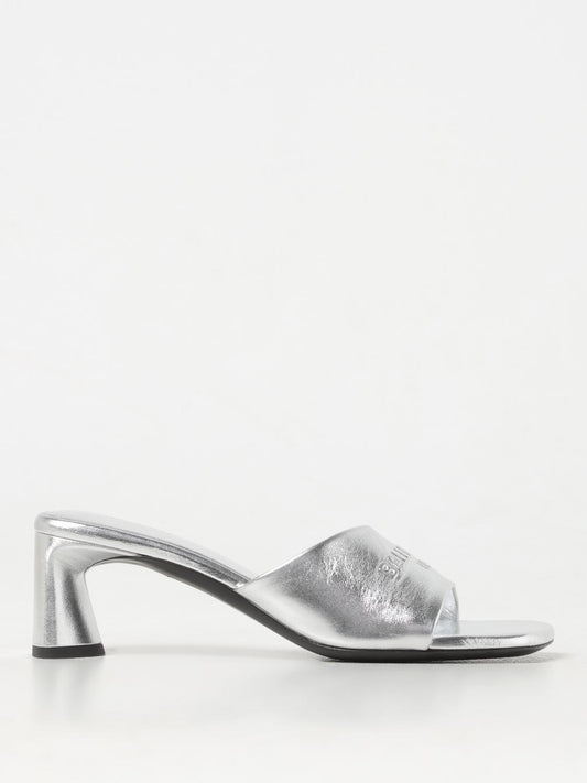 Balenciaga Heeled Sandals Woman Silver