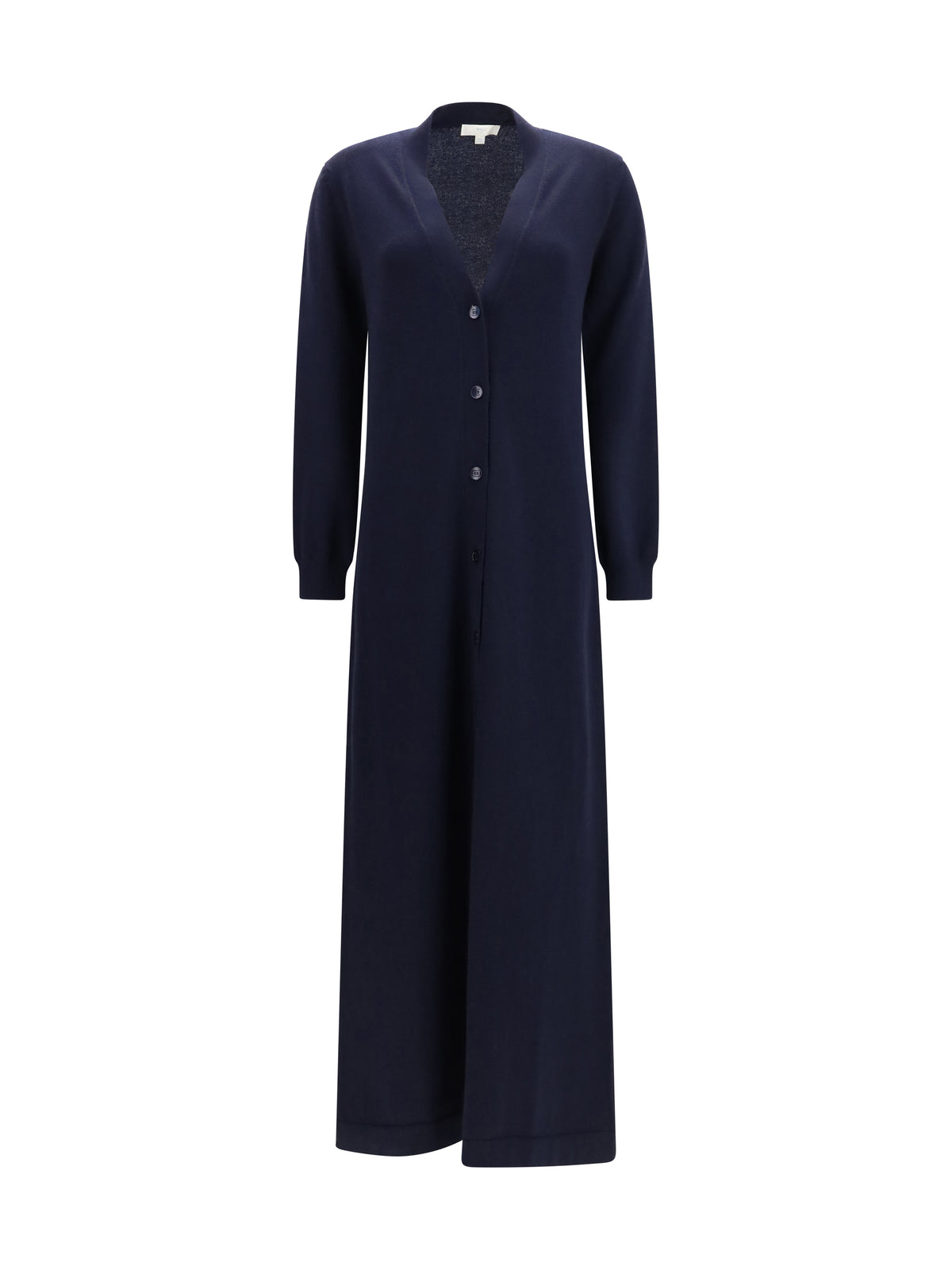 Malo Long cashmere V-neck Cardigan - Blu.