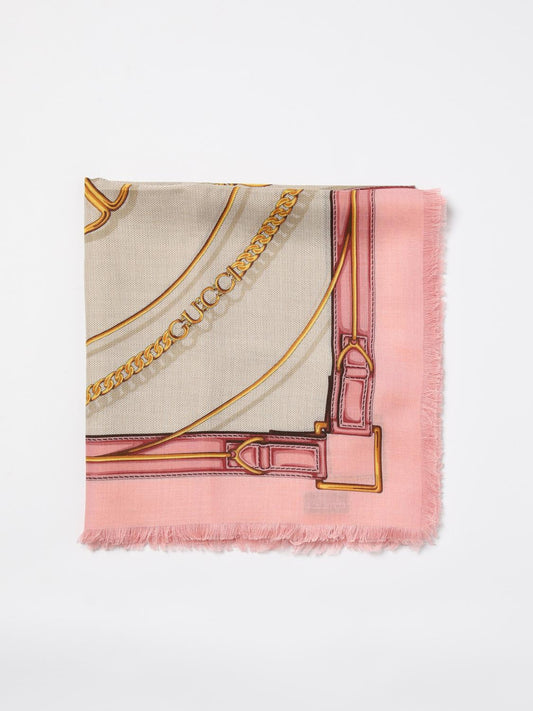 Gucci Scarf Men Pink