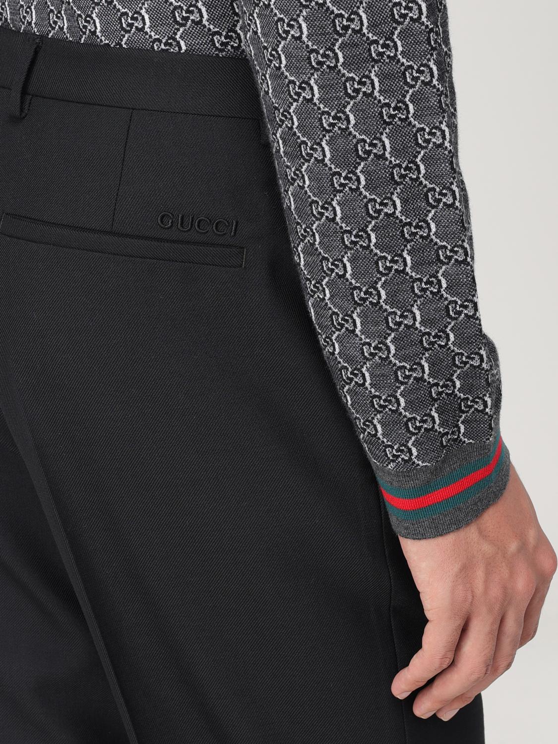 Gucci Pants Men Black