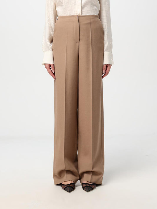 Fendi Pants Woman Brown