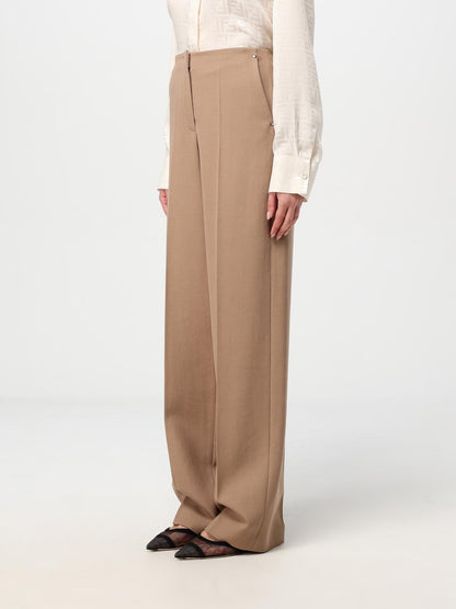 Fendi Pants Woman Brown