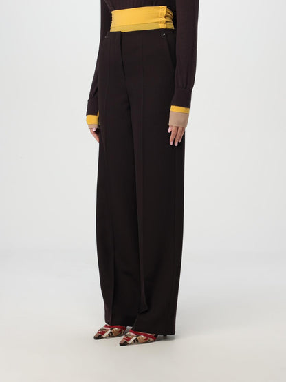 Fendi Pants Woman Brown