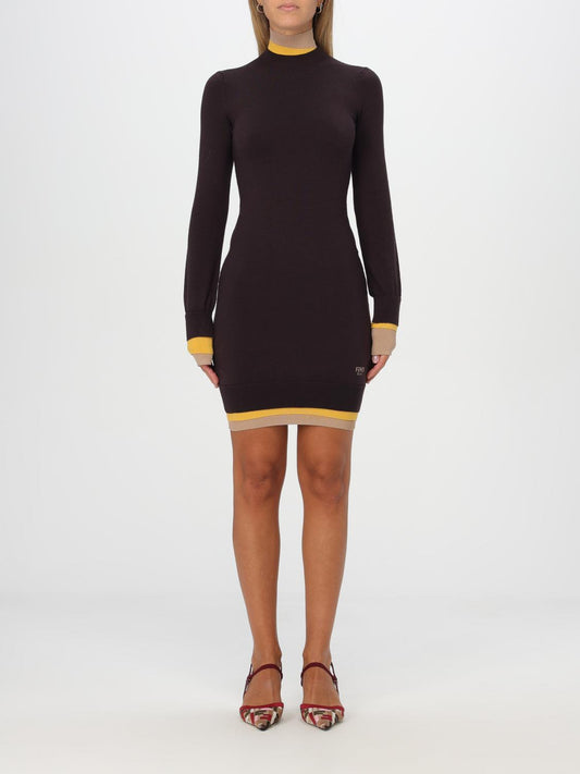 Fendi Dress Woman Wine