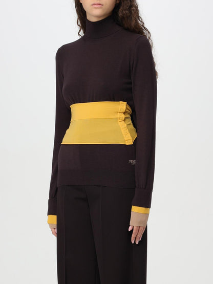 Fendi Sweater Woman Wine