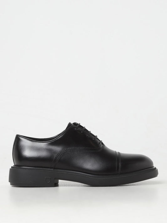 Ferragamo Brogue Shoes Men Black