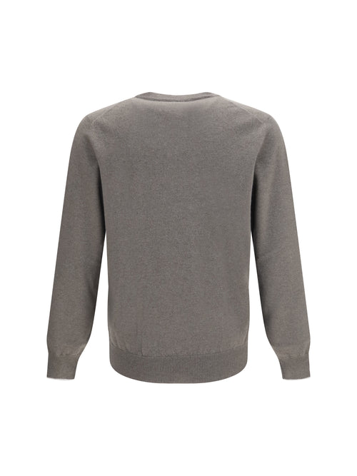 Brunello Cucinelli Cashmere Sweater - Army Washed+Ciottolo