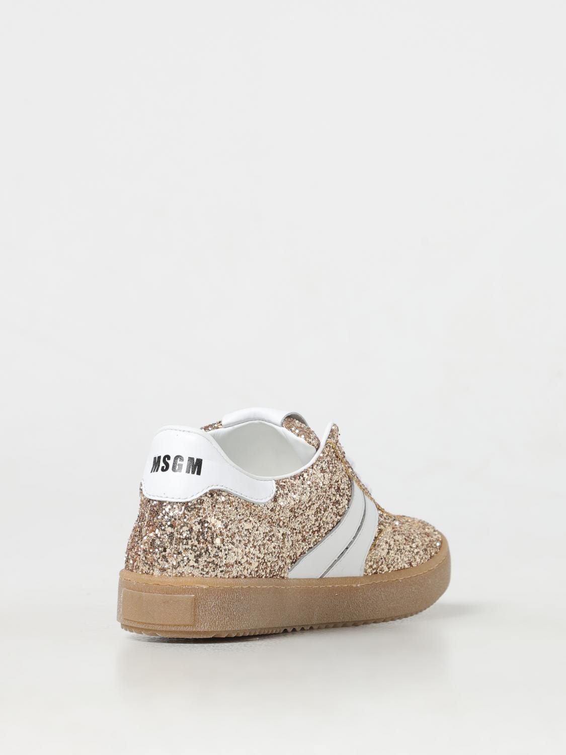 Msgm Kids Sneakers Kids Gold