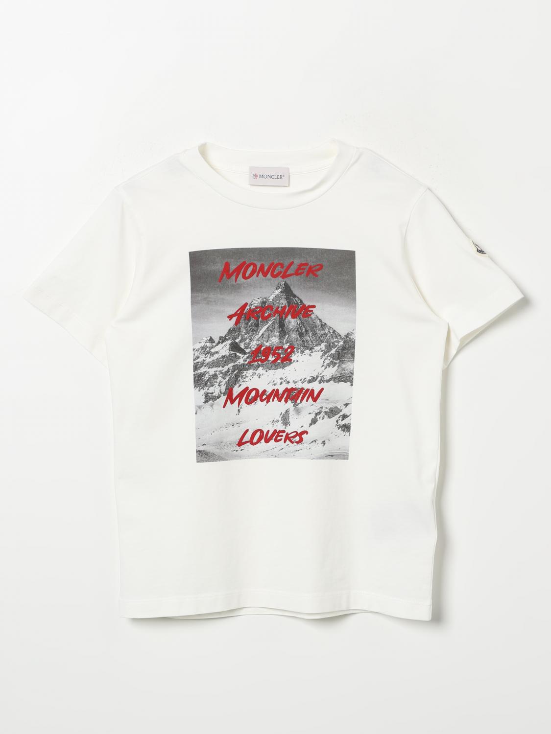 Moncler T Shirt Kids White