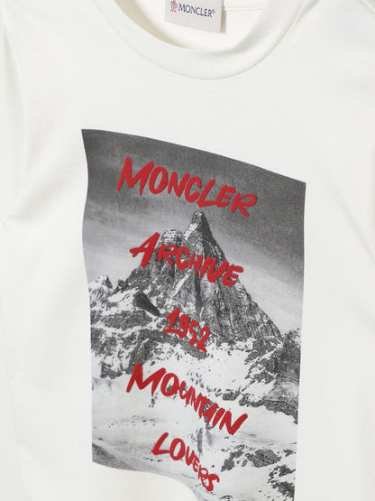 Moncler T Shirt Kids White