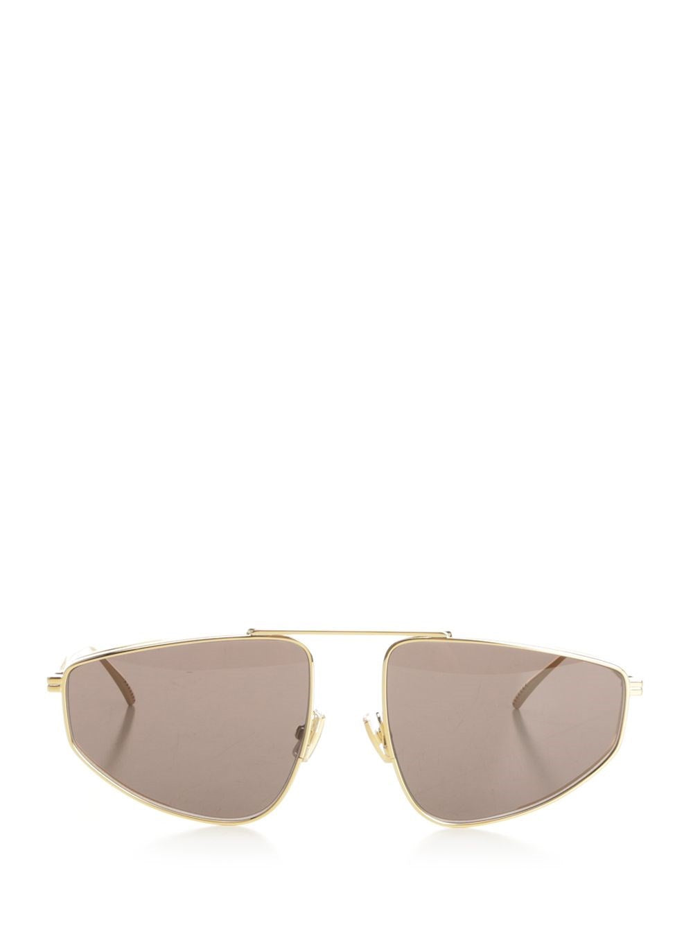 Bottega Veneta Classic Aviator Sunglasses - Gold