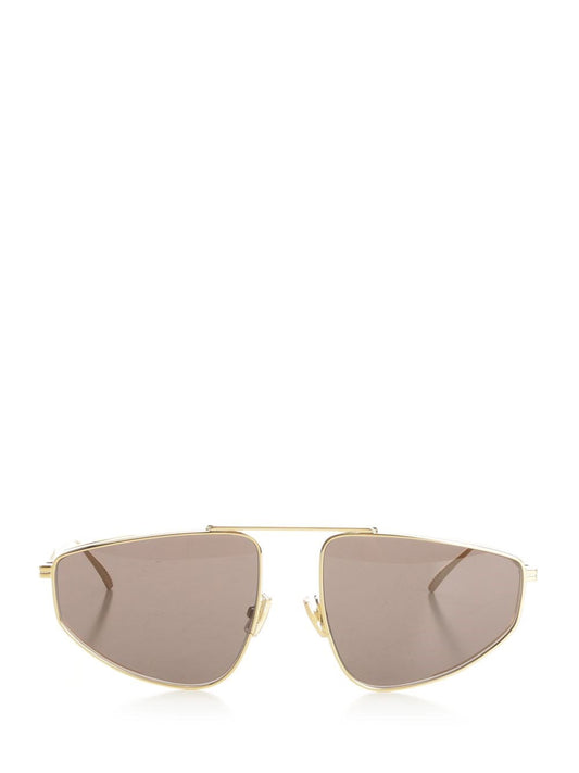 Bottega Veneta Classic Aviator Sunglasses - Gold