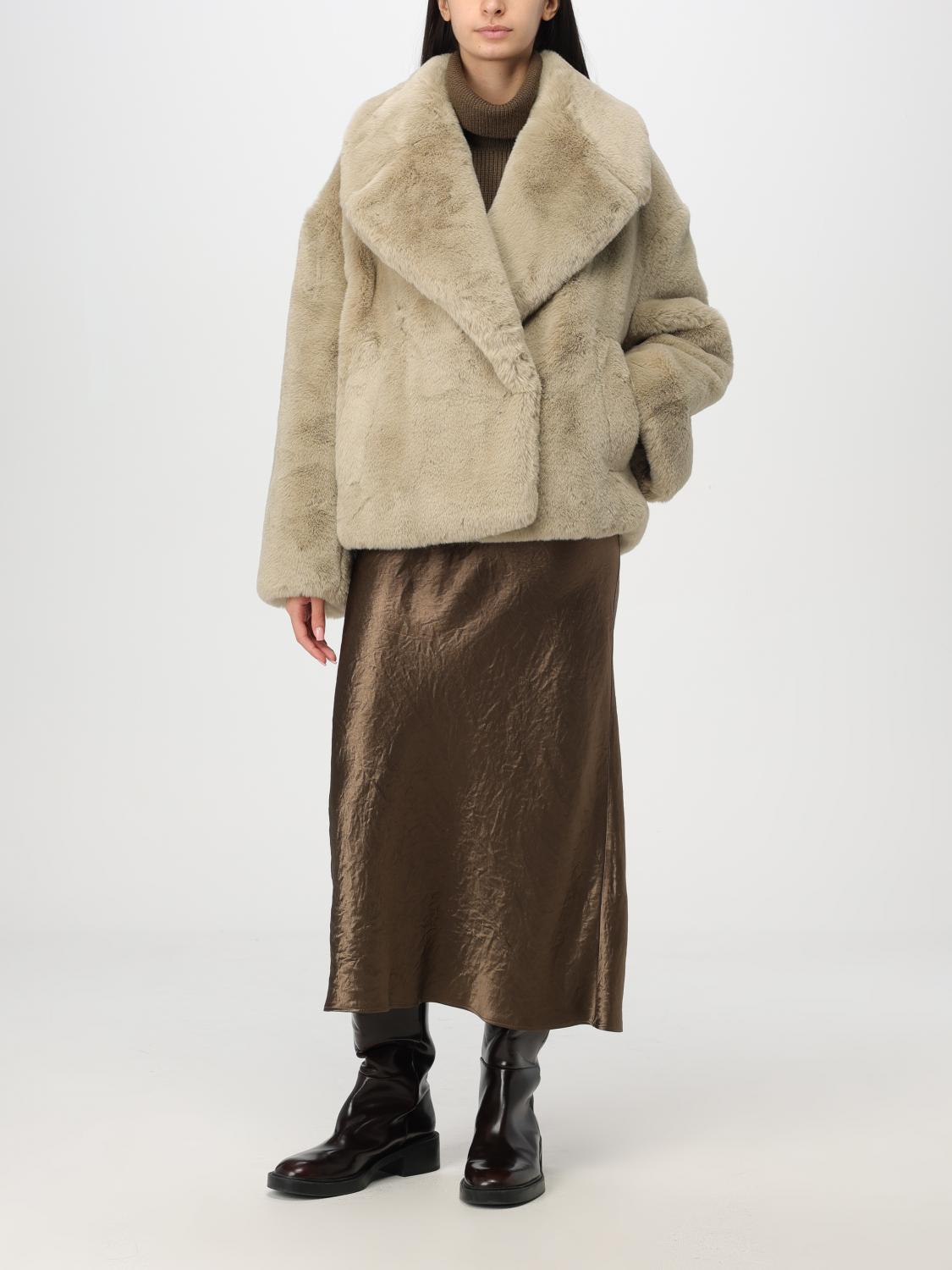 Boss Fur Coats Woman Natural