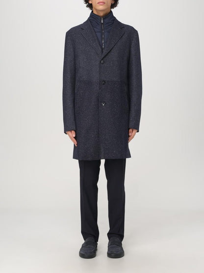 Boss Coat Men Blue