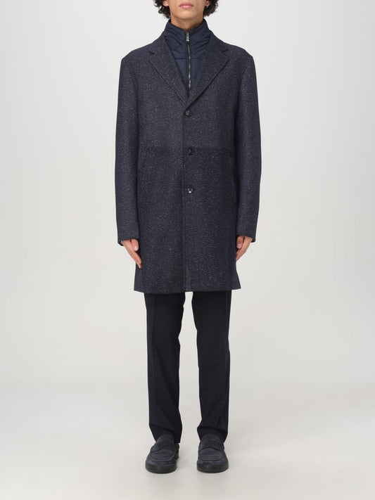 Boss Coat Men Blue