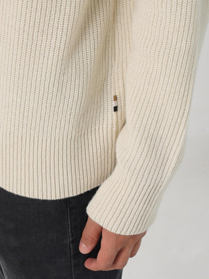 Boss Sweater Men Ivory