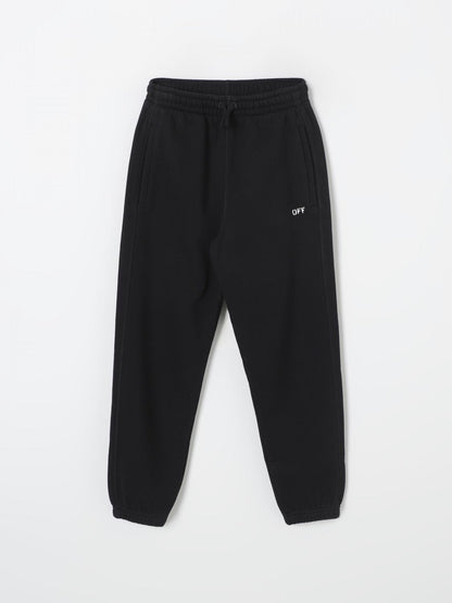 Off White Kids Pants Kids Black