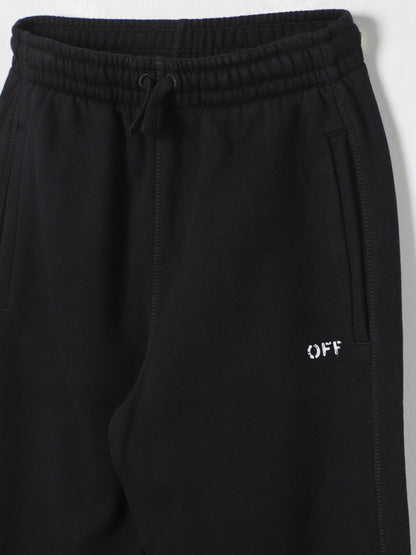 Off White Kids Pants Kids Black