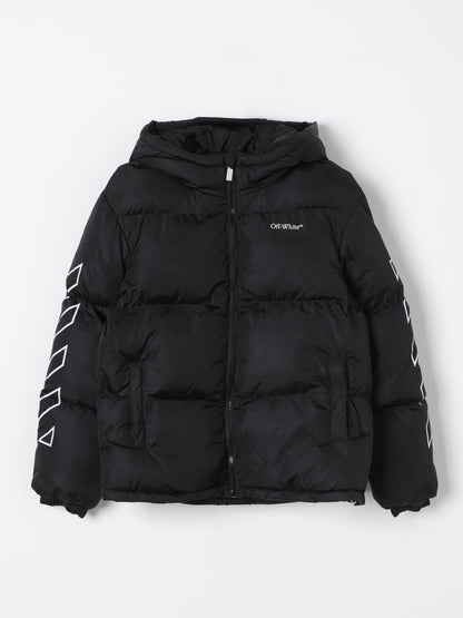 Off White Kids Jacket Kids Black
