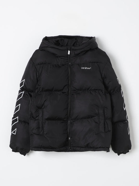 Off White Kids Jacket Kids Black