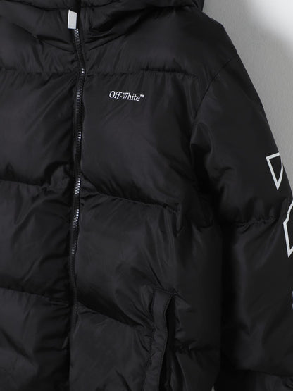 Off White Kids Jacket Kids Black