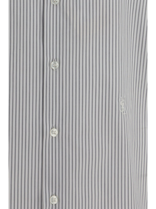 Saint Laurent Striped Shirt with button fastening - Beige