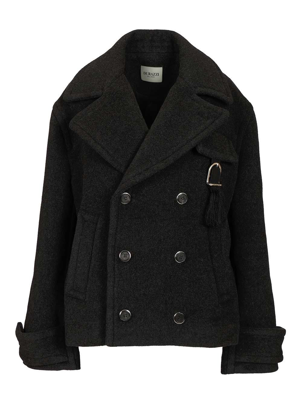 Durazzi Milano Military Peacoat - Grey