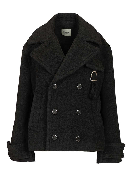 Durazzi Milano Military Peacoat - Grey