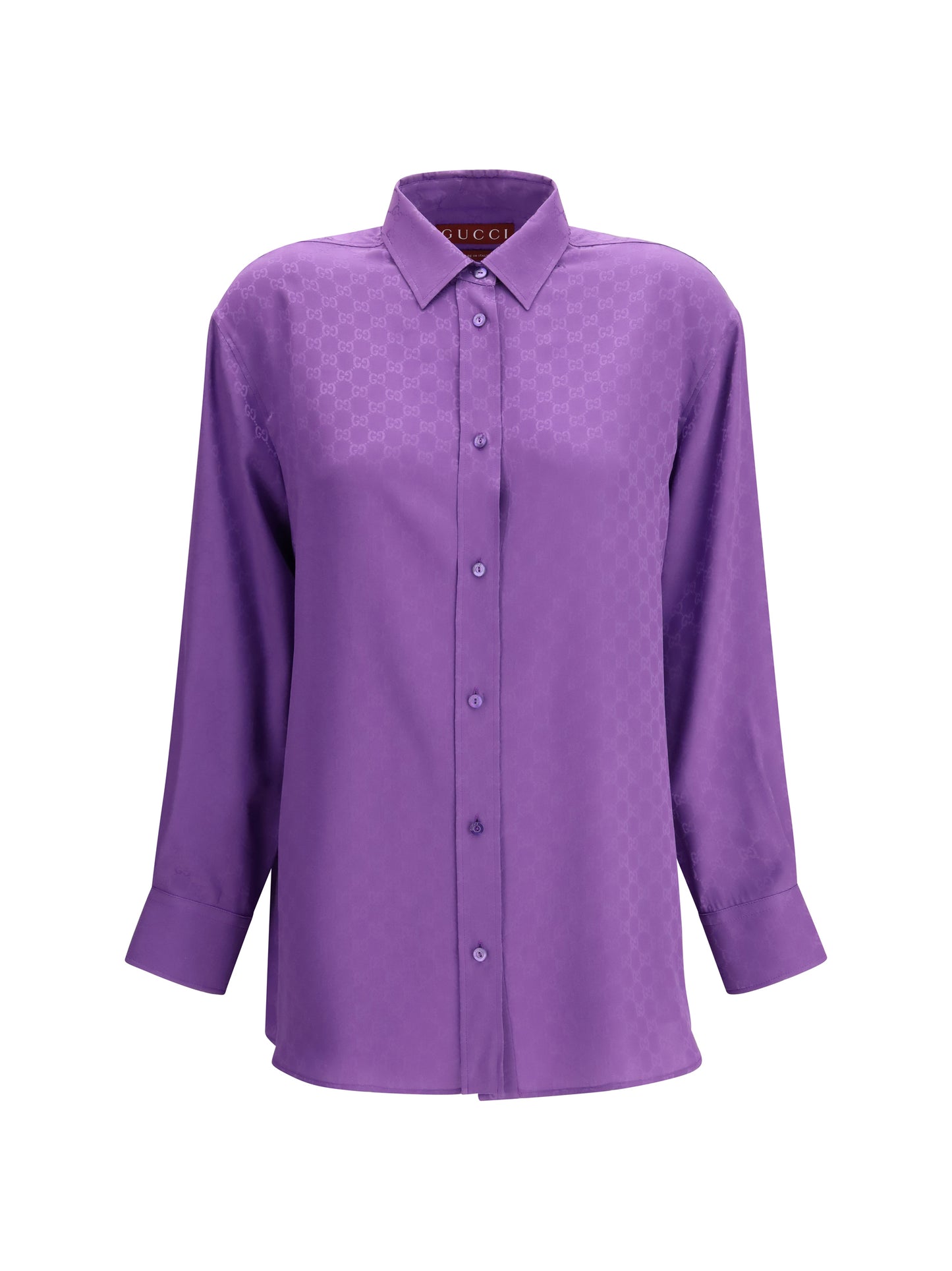 GUCCI GG Supreme print silk Shirt