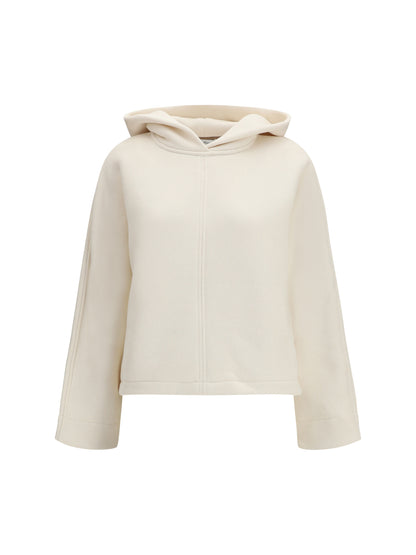 Max Mara Pure Hooded Sweatshirt - Ivory