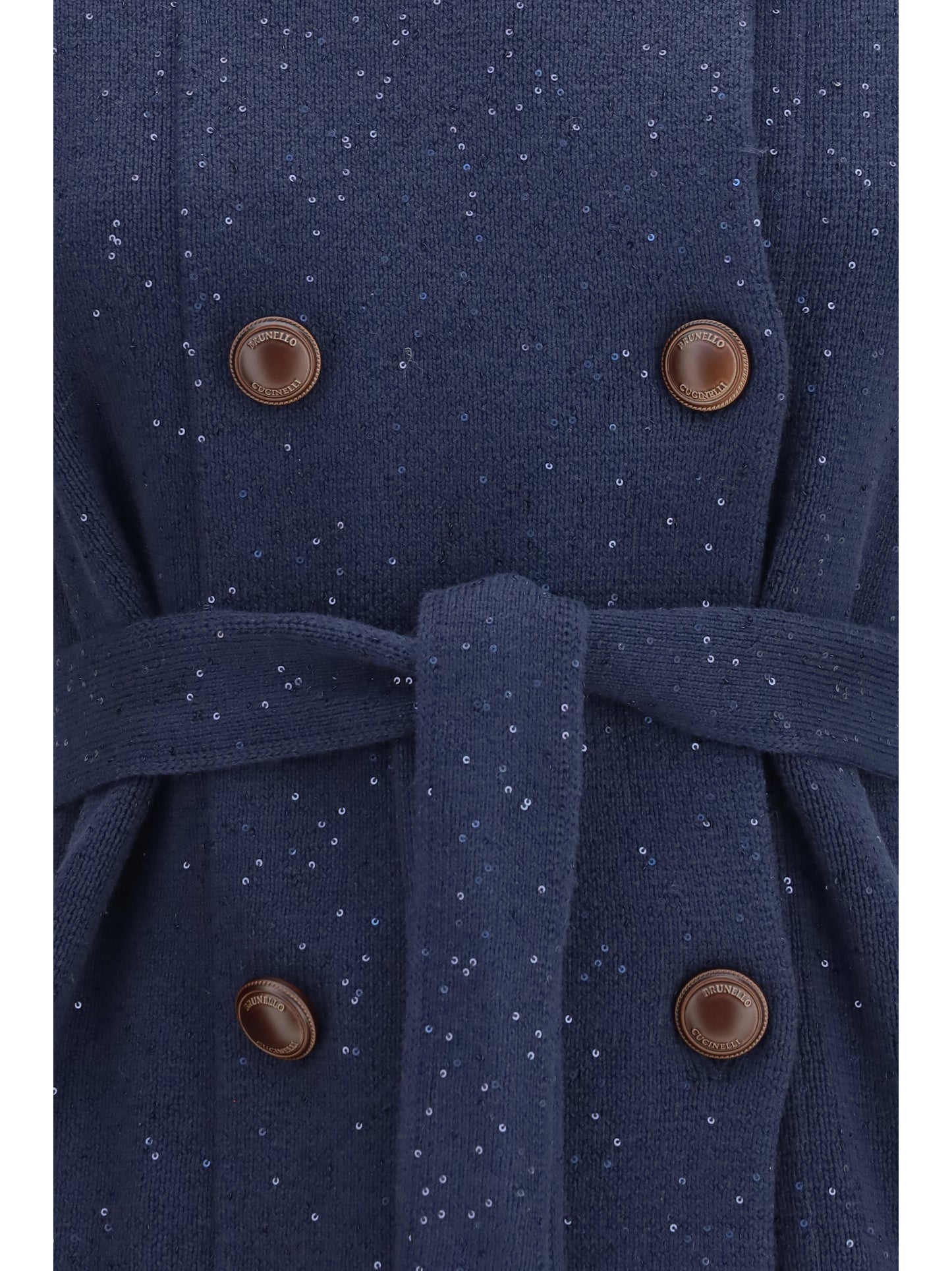 BRUNELLO CUCINELLI Double-breasted sequin Vest