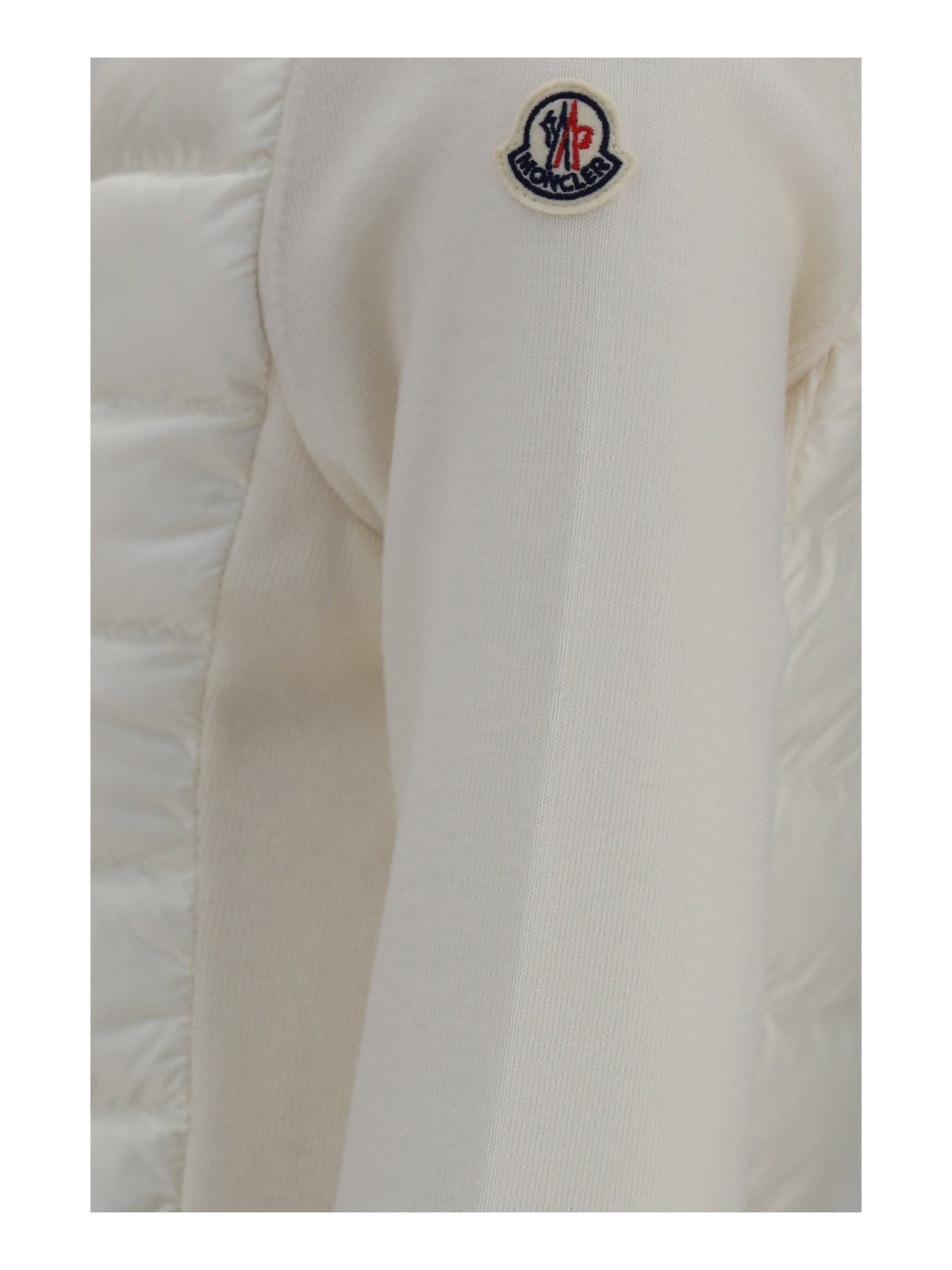 Moncler Quilted Knit Cardigan - White